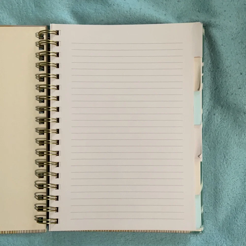 NWT 2 notebooks- 1 spiral ringed with paper tab sectioning and 1 bullet journal.